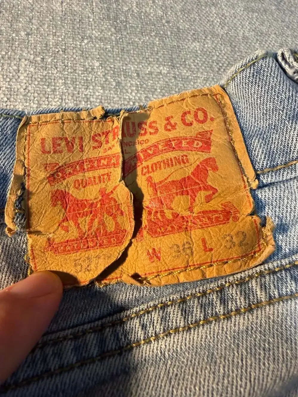 Levi's 527 Slim Bootcut Jeans 36x32
